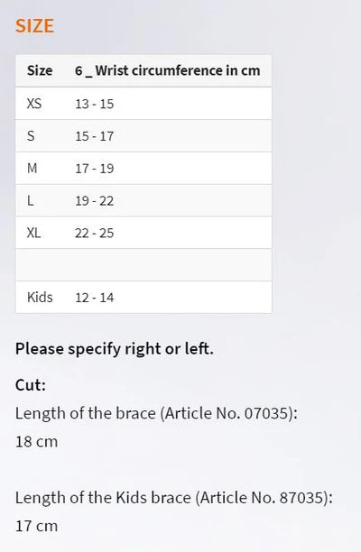 Sporlastic MANU-HiT® Wrist Brace